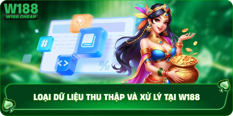 Loại dữ liệu thu thập và xử lý tại W188